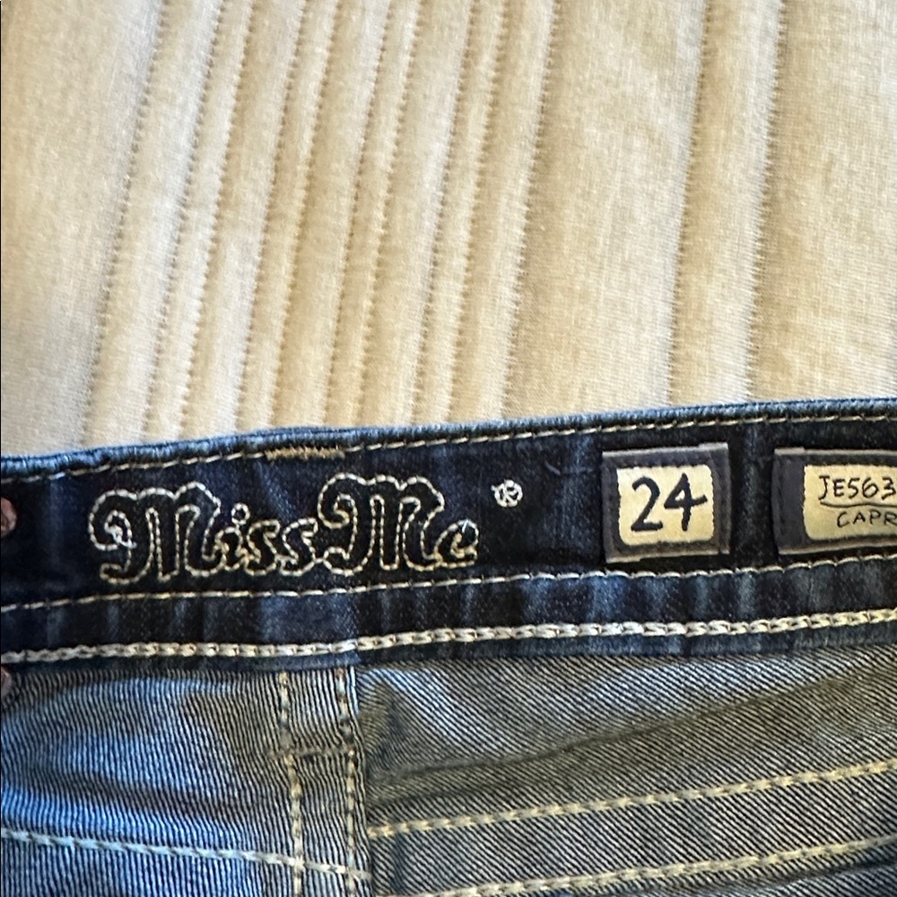 Miss me 24 Capri jeans ADORABLE - Picture 4 of 9
